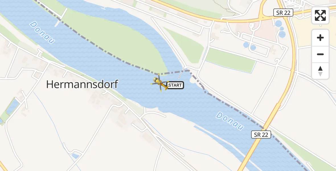 Flugroute Rettungshubschrauber Bogen - Bogen, 06 Mai 2026, 11:24