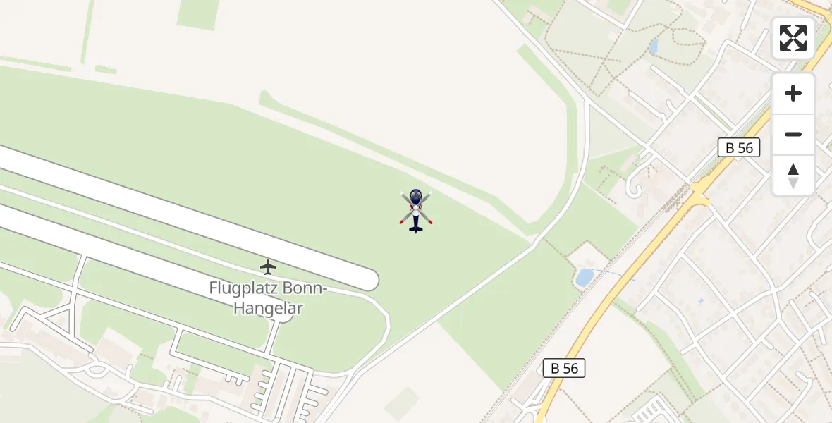 Flugroute Polizeihubschrauber Sankt Augustin - Sankt Augustin, 06 Mai 2026, 12:40