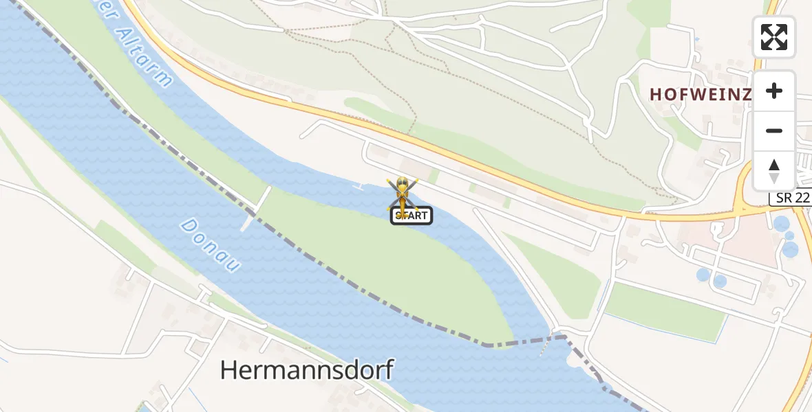 Flugroute Rettungshubschrauber Bogen - Bogen, 06 Mai 2026, 13:31