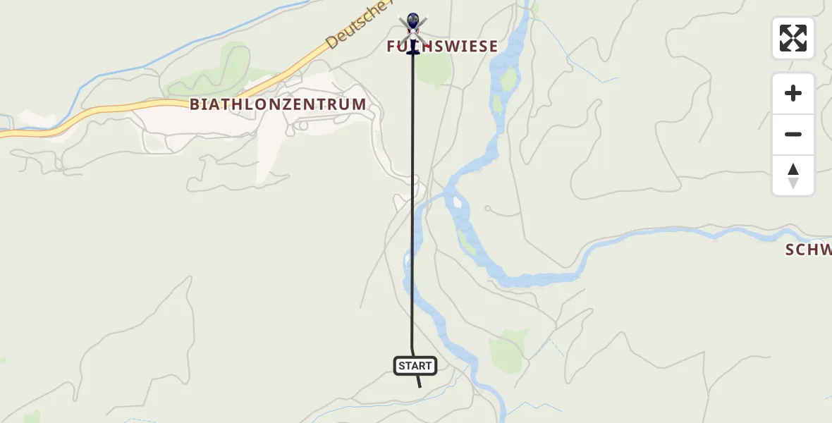 Flugroute Polizeihubschrauber Ruhpolding - Ruhpolding, 06 Mai 2026, 15:20