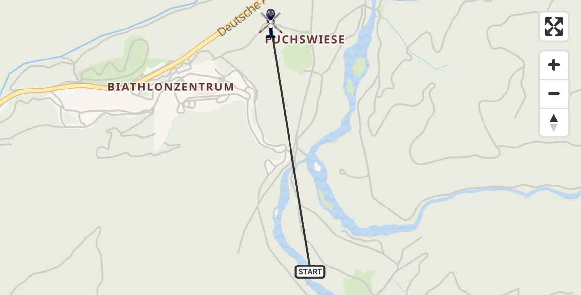 Flugroute Polizeihubschrauber Ruhpolding - Ruhpolding, 06 Mai 2026, 16:53