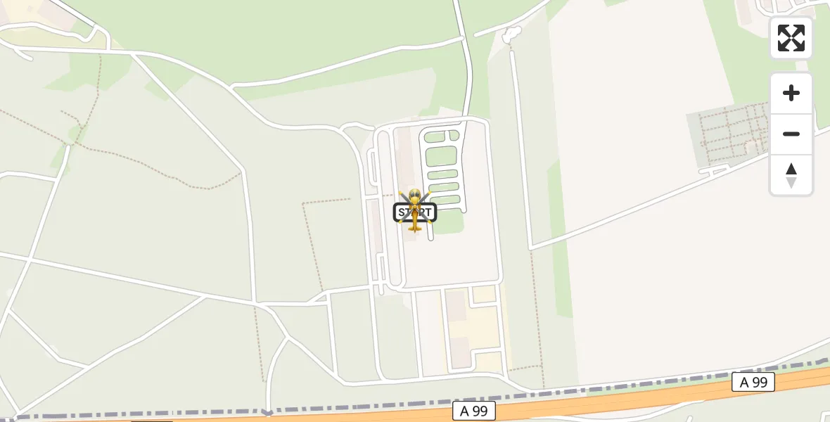 Flugroute Rettungshubschrauber Oberschleißheim - Oberschleißheim, 07 Mai 2026, 06:55