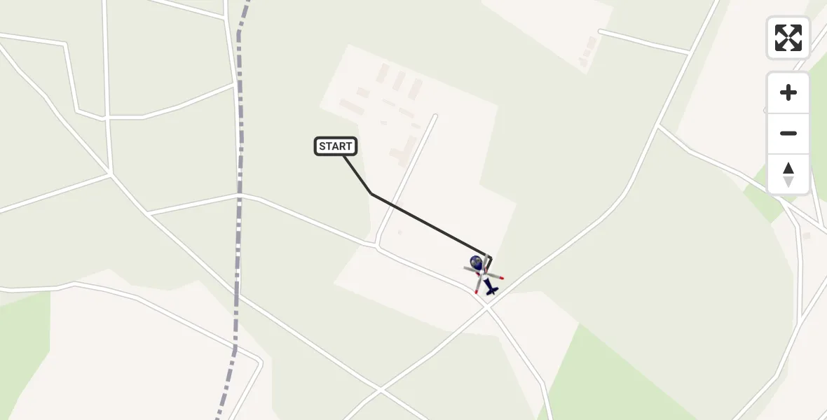 Flugroute Polizeihubschrauber Beelitz - Beelitz, 07 Mai 2026, 08:35