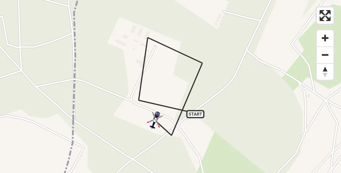 Flugroute Polizeihubschrauber Beelitz - Beelitz, 07 Mai 2026, 09:27