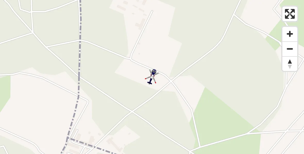 Flugroute Polizeihubschrauber Beelitz - Beelitz, 07 Mai 2026, 09:30