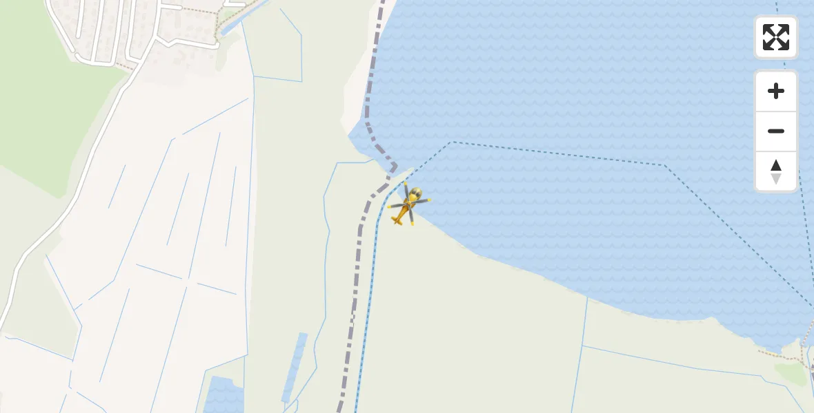 Flugroute Rettungshubschrauber Neubrandenburg - Neubrandenburg, 07 Mai 2026, 09:55