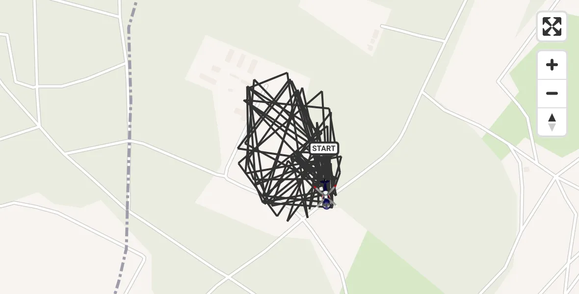 Flugroute Polizeihubschrauber Beelitz - Beelitz, 07 Mai 2026, 11:05