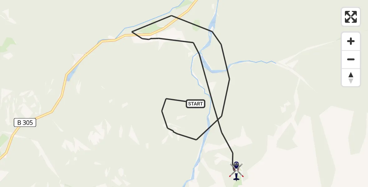 Flugroute Polizeihubschrauber Ruhpolding - Ruhpolding, 07 Mai 2026, 11:33