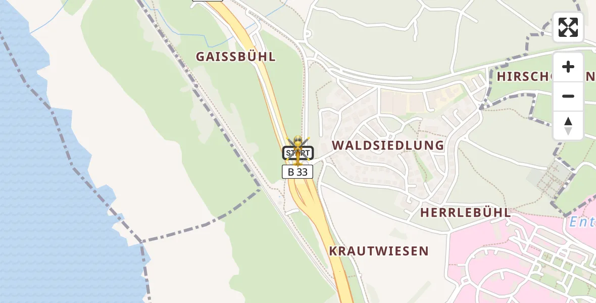 Flugroute Rettungshubschrauber Reichenau - Reichenau, 07 Mai 2026, 15:06