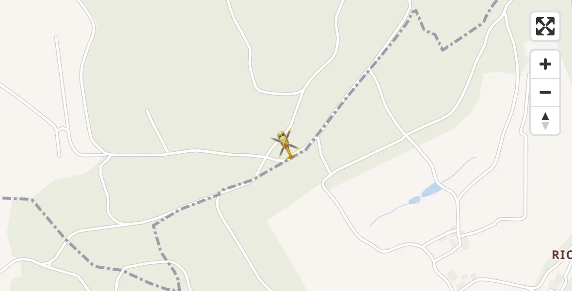 Flugroute Rettungshubschrauber Heiligenberg - Heiligenberg, 07 Mai 2026, 17:25