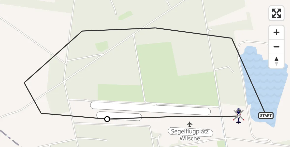 Flugroute Polizeihubschrauber Gifhorn - Gifhorn, 08 Mai 2026, 11:36