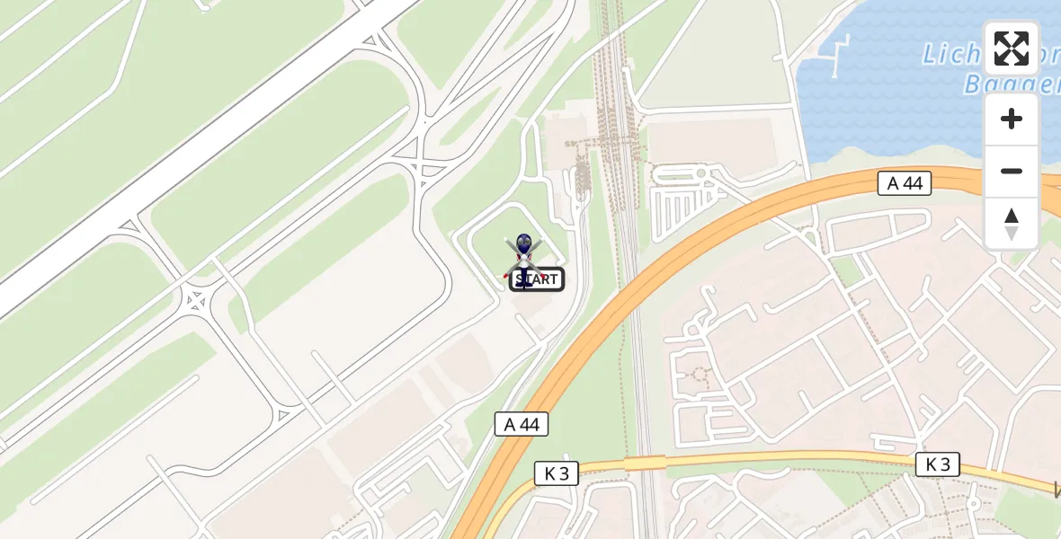 Flugroute Polizeihubschrauber Düsseldorf Flughafen - Düsseldorf Flughafen, 08 Mai 2026, 11:42