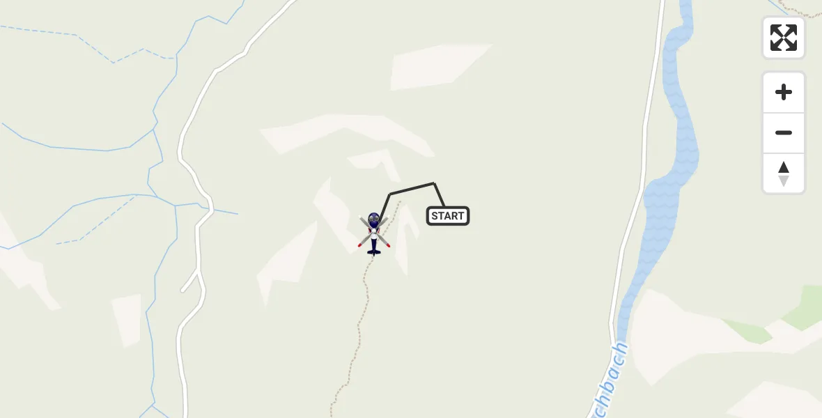 Flugroute Polizeihubschrauber Ruhpolding - Ruhpolding, 08 Mai 2026, 13:52