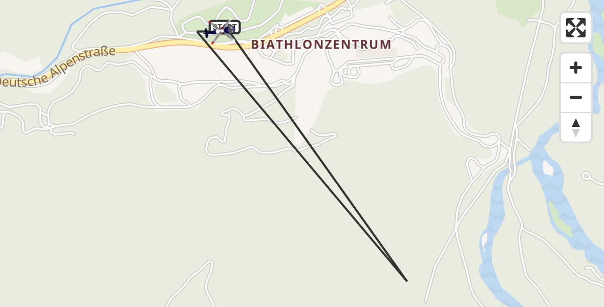 Flugroute Polizeihubschrauber Ruhpolding - Ruhpolding, 08 Mai 2026, 14:25