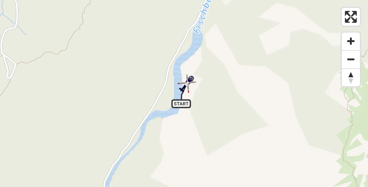 Flugroute Polizeihubschrauber Ruhpolding - Ruhpolding, 09 Mai 2026, 09:07