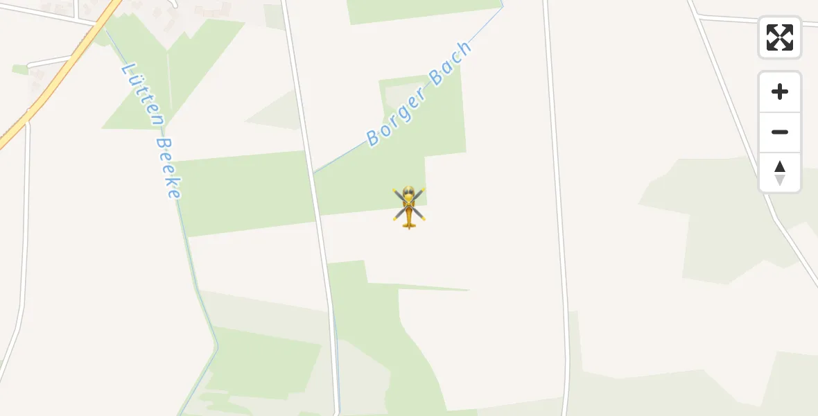 Flugroute Rettungshubschrauber Rosche - Rosche, 10 Mai 2026, 12:47