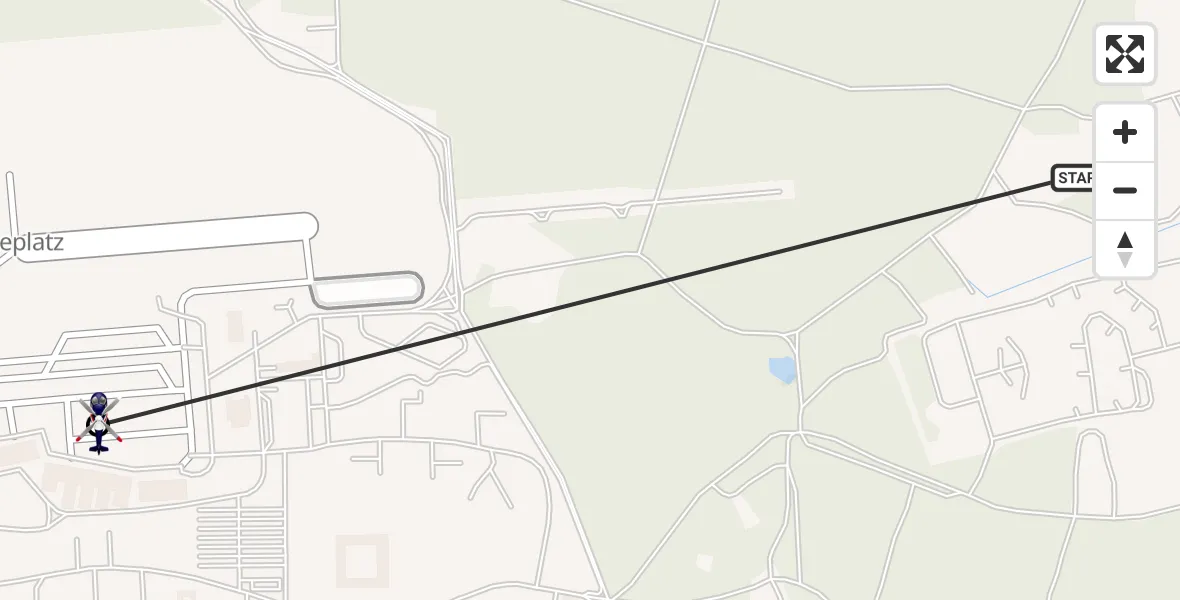 Flugroute Polizeihubschrauber Roth - Flugplatz Roth, 11 Mai 2026, 02:38