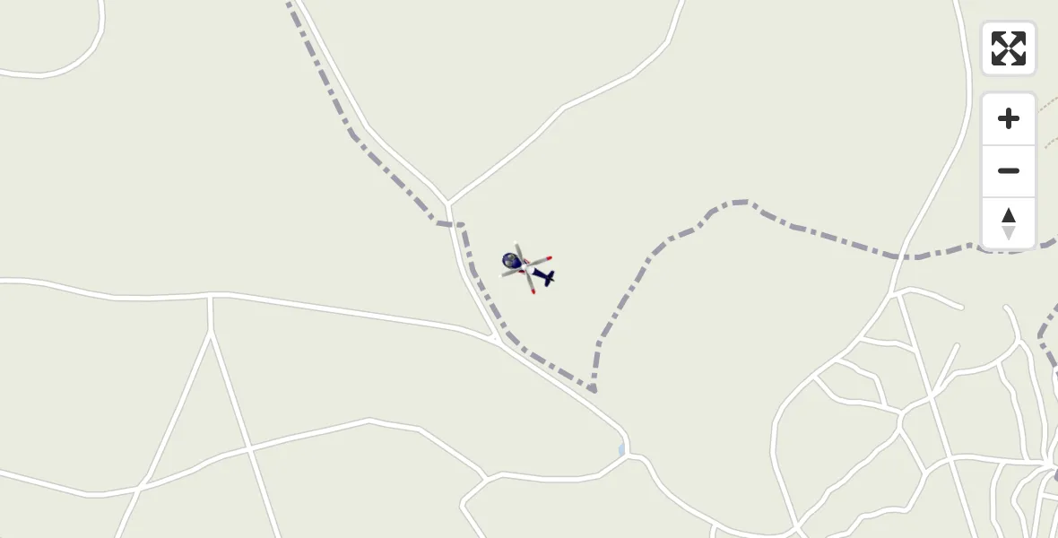 Flugroute Polizeihubschrauber Sinzing - Sinzing, 11 Mai 2026, 04:42