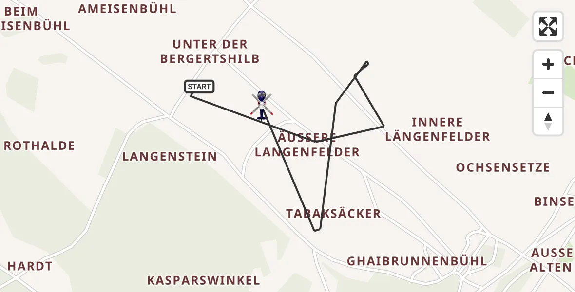 Flugroute Polizeihubschrauber Stetten am kalten Markt - Stetten am kalten Markt, 11 Mai 2026, 08:45