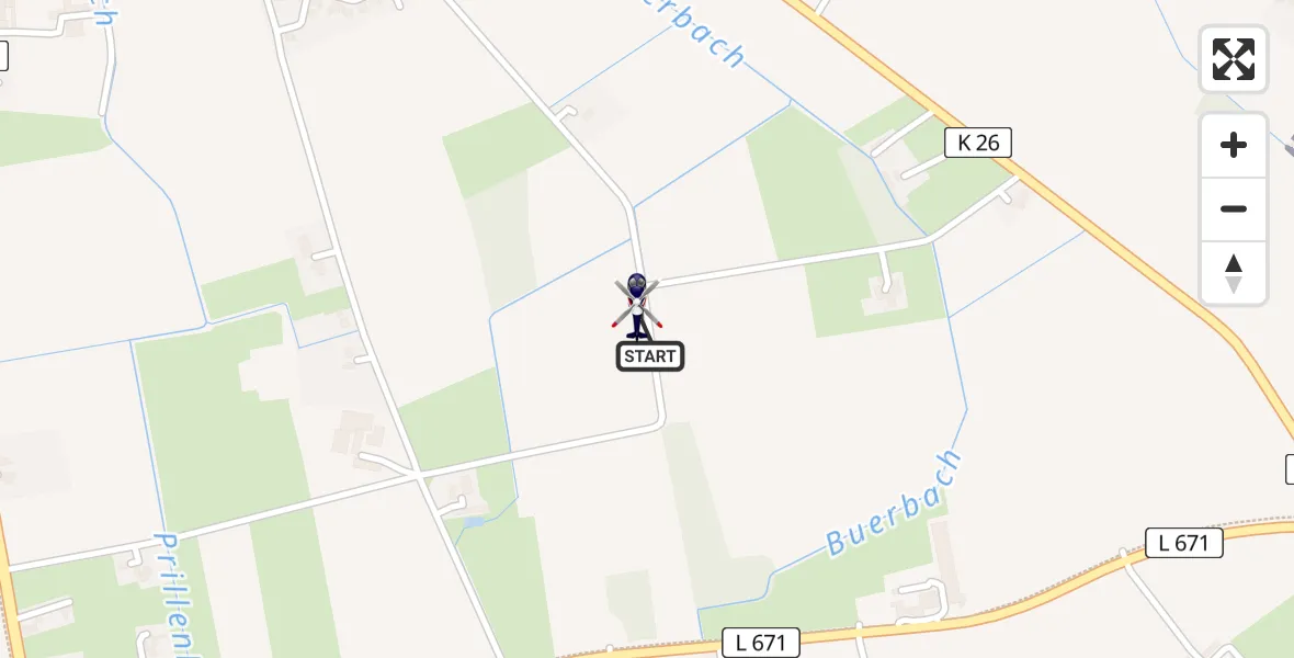 Flugroute Polizeihubschrauber Drensteinfurt - Drensteinfurt, 11 Mai 2026, 14:24