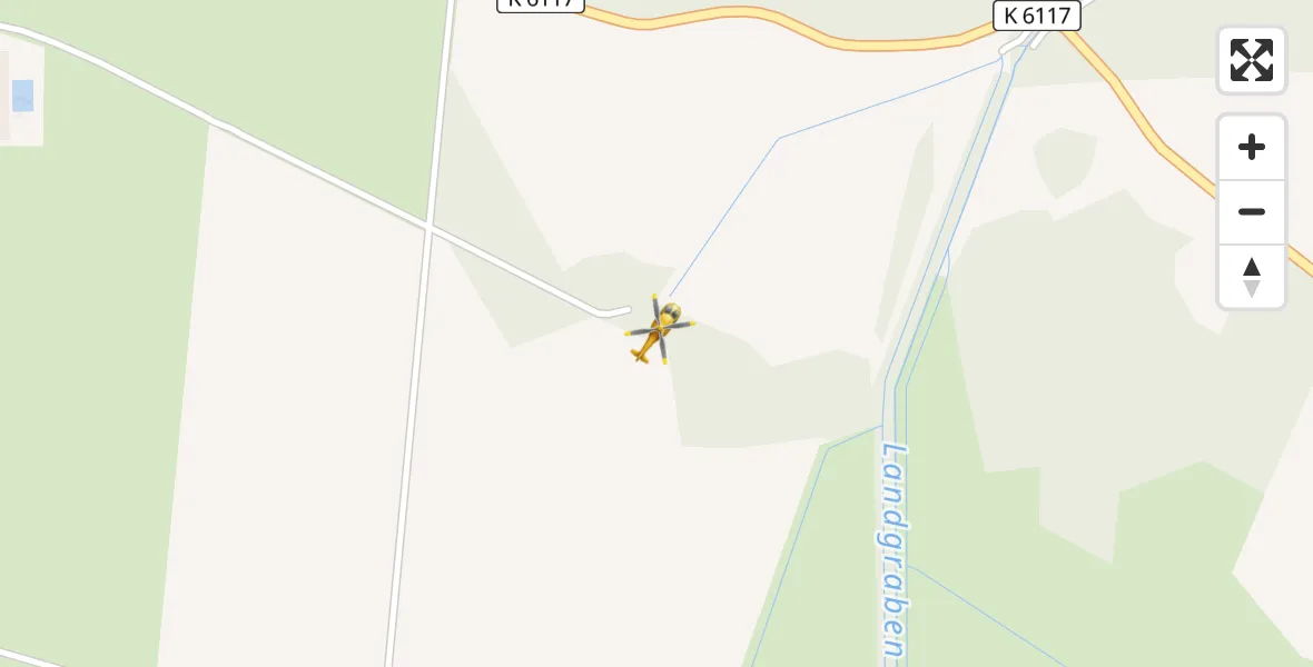 Flugroute Rettungshubschrauber Märkische Heide - Märkische Heide, 12 Mai 2026, 16:24