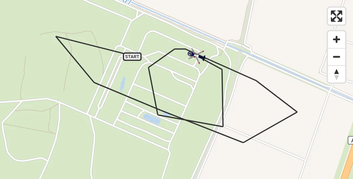 Flugroute Polizeihubschrauber Garching b.München - Garching b.München, 13 Mai 2026, 09:55