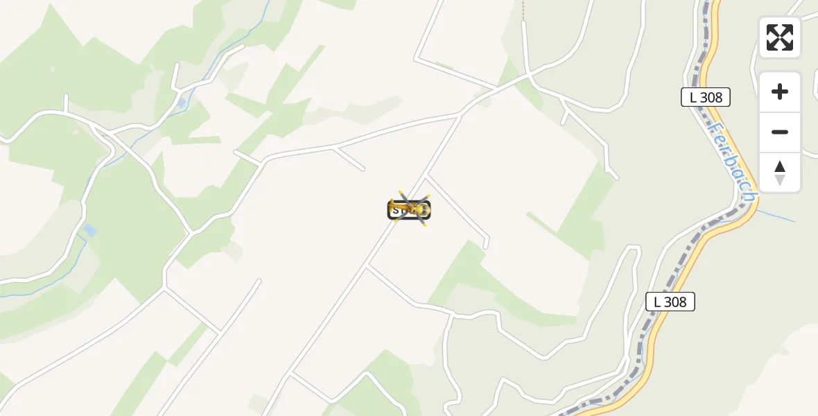Flugroute Rettungshubschrauber Weitersburg - Weitersburg, 13 Mai 2026, 12:28