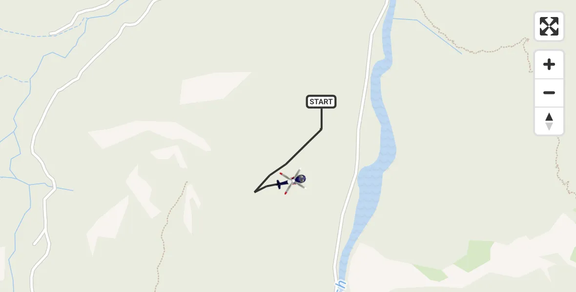 Flugroute Polizeihubschrauber Ruhpolding - Ruhpolding, 13 Mai 2026, 12:29