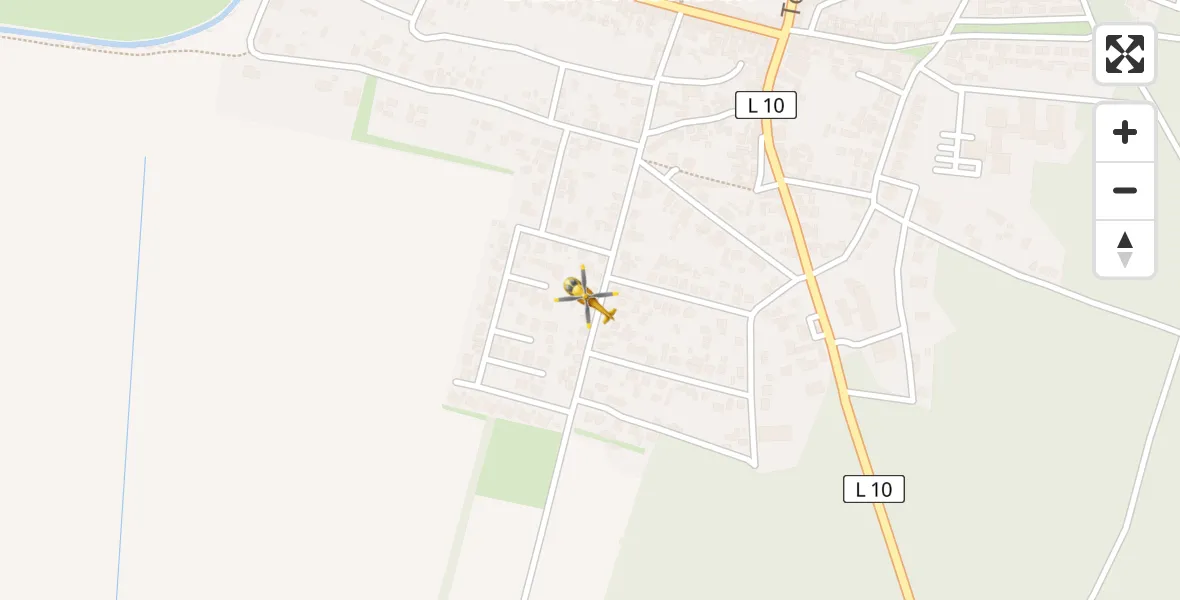 Flugroute Rettungshubschrauber Bad Wilsnack - Bad Wilsnack, 13 Mai 2026, 13:22