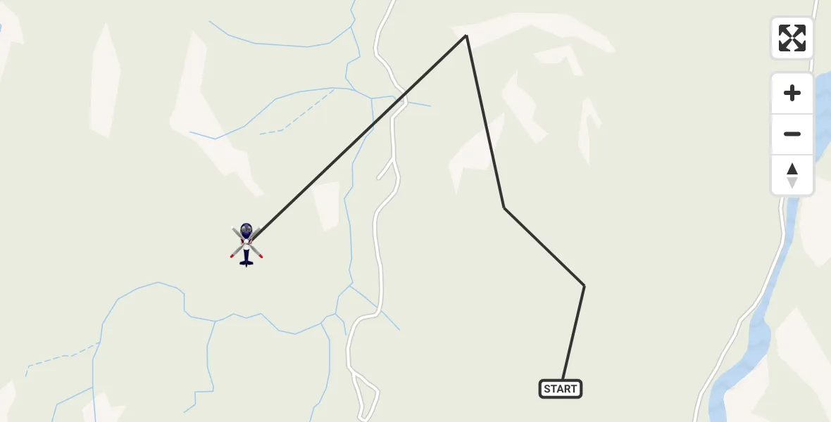 Flugroute Polizeihubschrauber Ruhpolding - Ruhpolding, 13 Mai 2026, 16:23