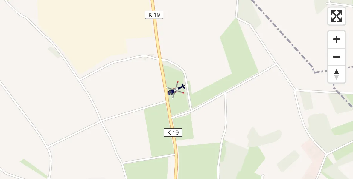 Flugroute Polizeihubschrauber Ferschweiler - Ferschweiler, 14 Mai 2026, 00:02