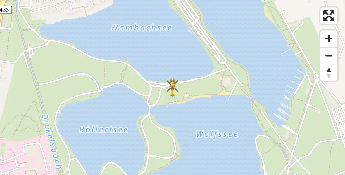 Flugroute Rettungshubschrauber Duisburg - Duisburg, 14 Mai 2026, 04:59