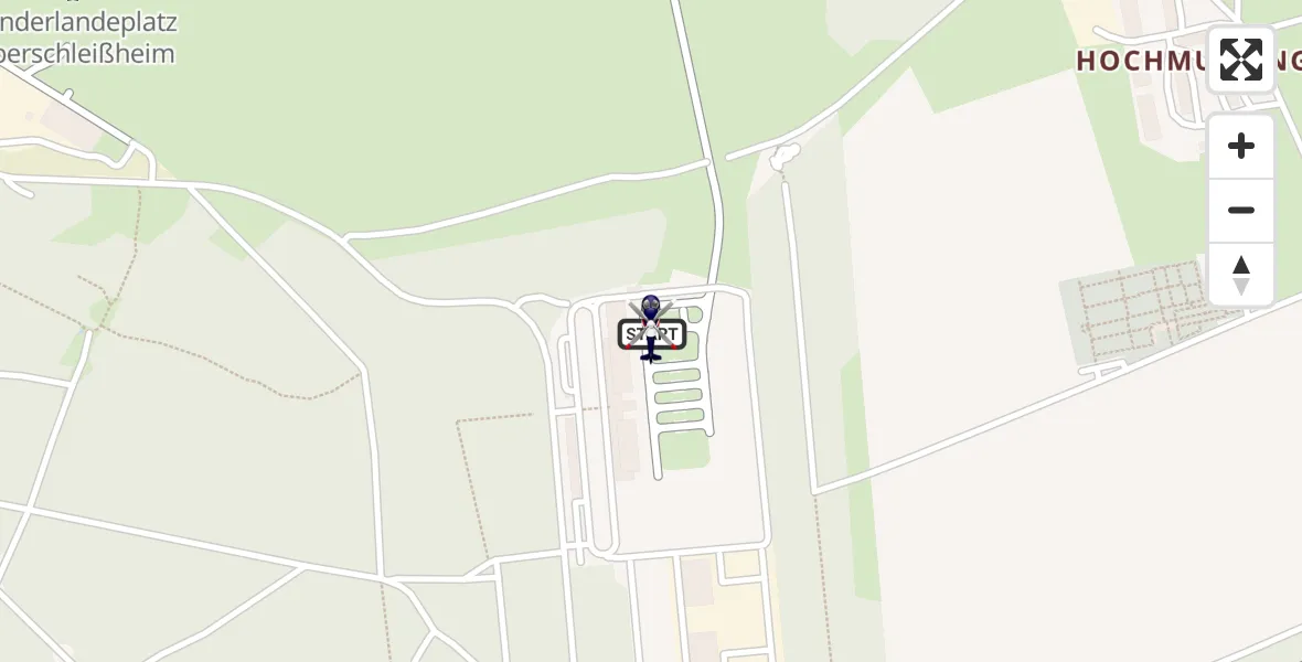 Flugroute Polizeihubschrauber Oberschleißheim - Oberschleißheim, 14 Mai 2026, 07:56