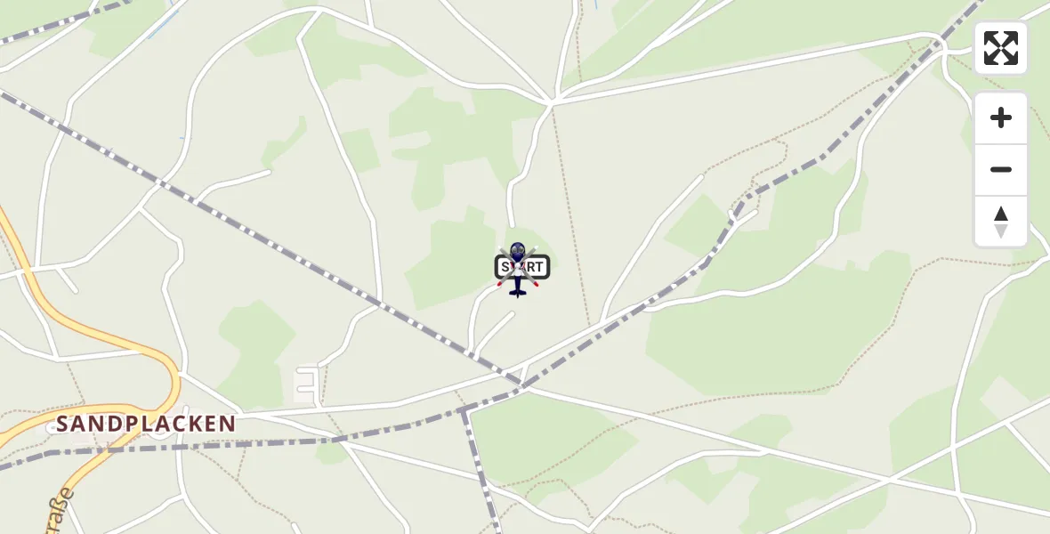 Flugroute Polizeihubschrauber Neu-Anspach - Neu-Anspach, 14 Mai 2026, 11:12