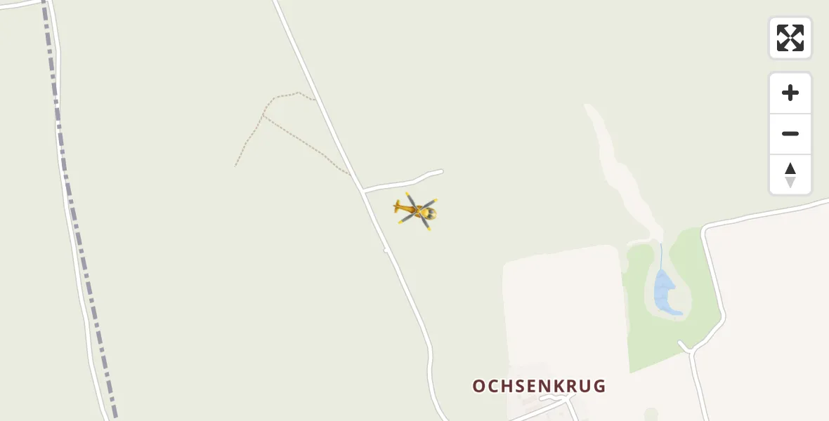 Flugroute Rettungshubschrauber Carpin - Carpin, 14 Mai 2026, 13:14