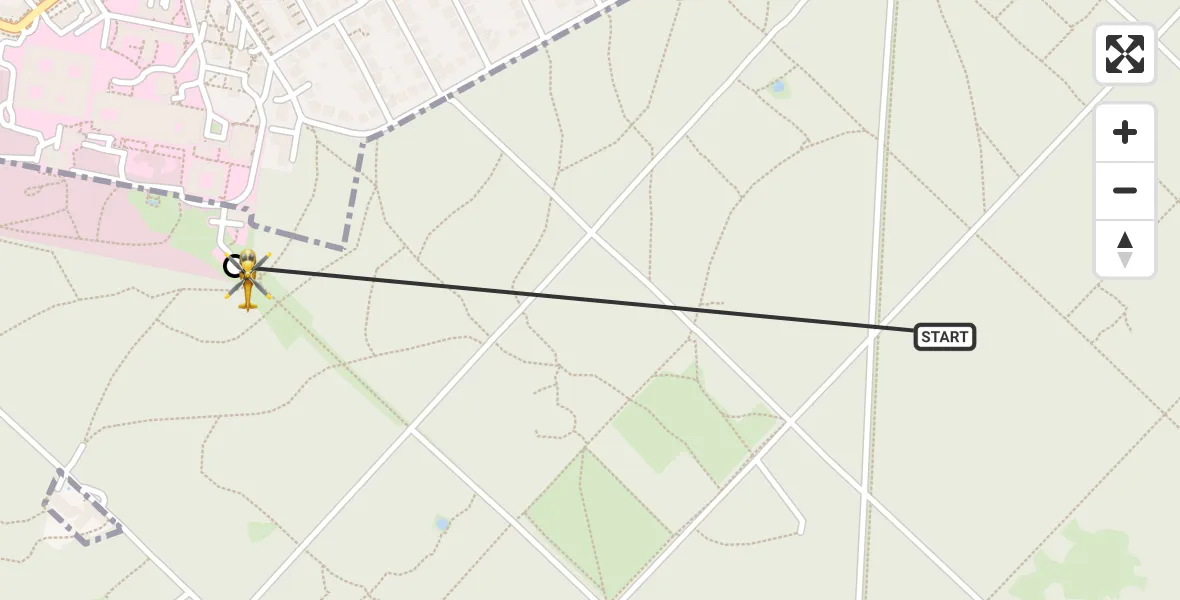 Flugroute Rettungshubschrauber Perlacher Forst - ADAC Air Rescue Center Hubschrauberlandeplatz (Christoph 1), 14 Mai 2026, 15:37