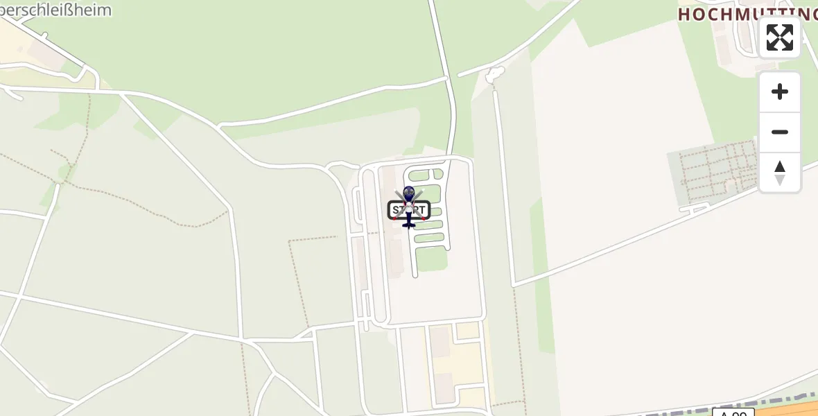Flugroute Polizeihubschrauber Oberschleißheim - Oberschleißheim, 15 Mai 2026, 04:46