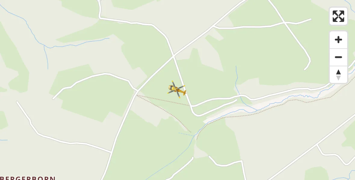 Flugroute Rettungshubschrauber Harzgerode - Harzgerode, 15 Mai 2026, 16:36