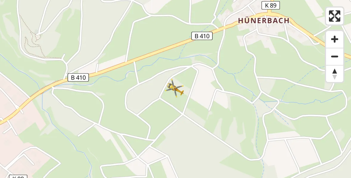 Flugroute Ambulanzhubschrauber Kelberg - Kelberg, 16 Mai 2026, 07:11
