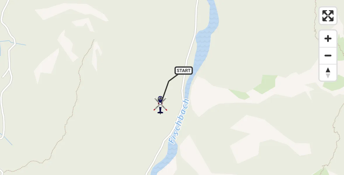 Flugroute Polizeihubschrauber Ruhpolding - Ruhpolding, 16 Mai 2026, 08:10