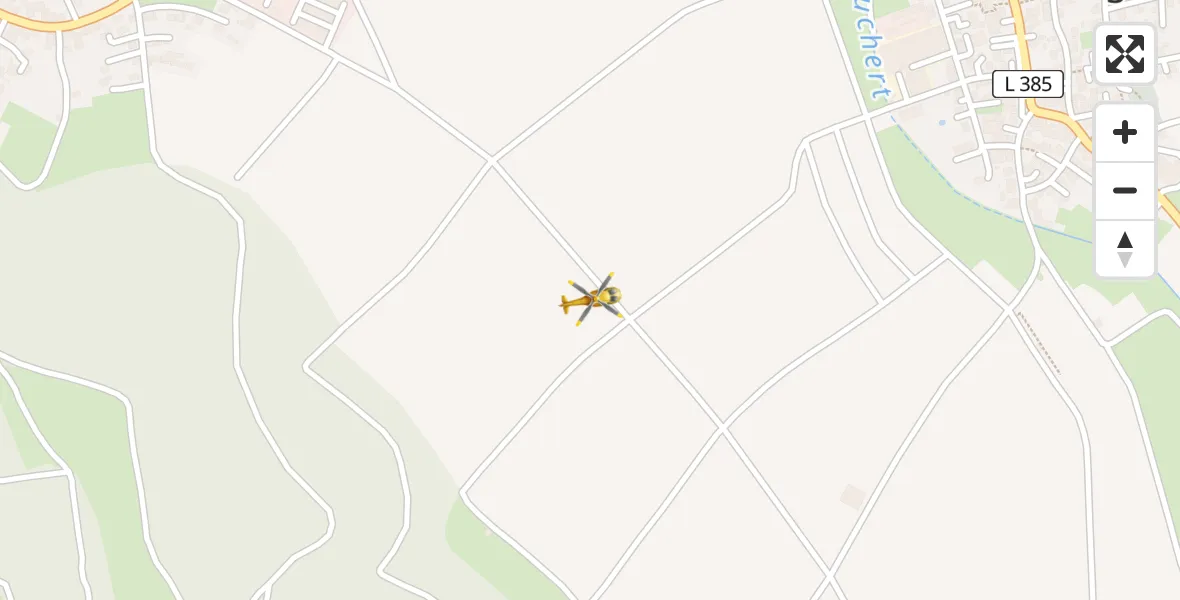 Flugroute Rettungshubschrauber Burladingen - Burladingen, 16 Mai 2026, 13:34