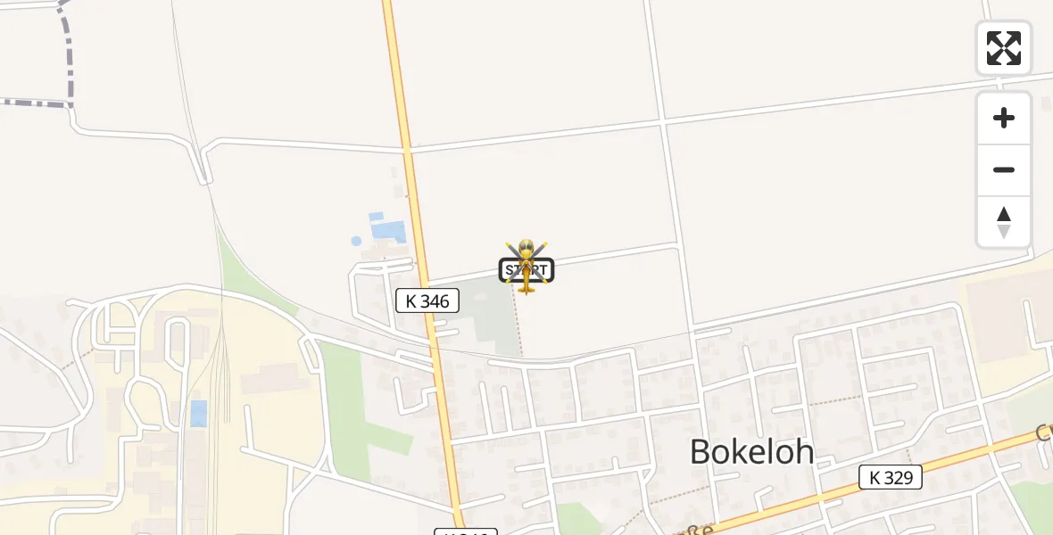 Flugroute Rettungshubschrauber Wunstorf - Wunstorf, 17 Mai 2026, 12:43