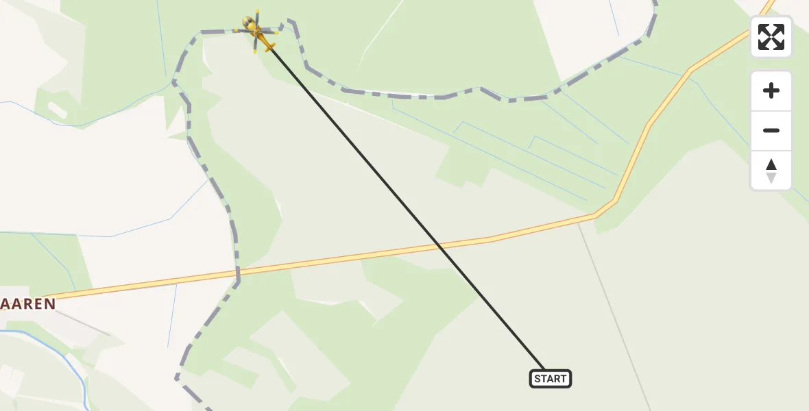 Flugroute Rettungshubschrauber Plattenburg - Bad Wilsnack, 18 Mai 2026, 07:30