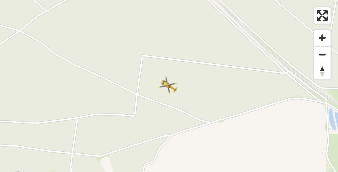 Flugroute Rettungshubschrauber Kratzeburg - Kratzeburg, 18 Mai 2026, 07:33