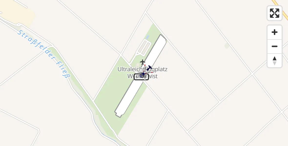 Flugroute Polizeihubschrauber Weilerswist UL - Weilerswist UL, 18 Mai 2026, 08:09