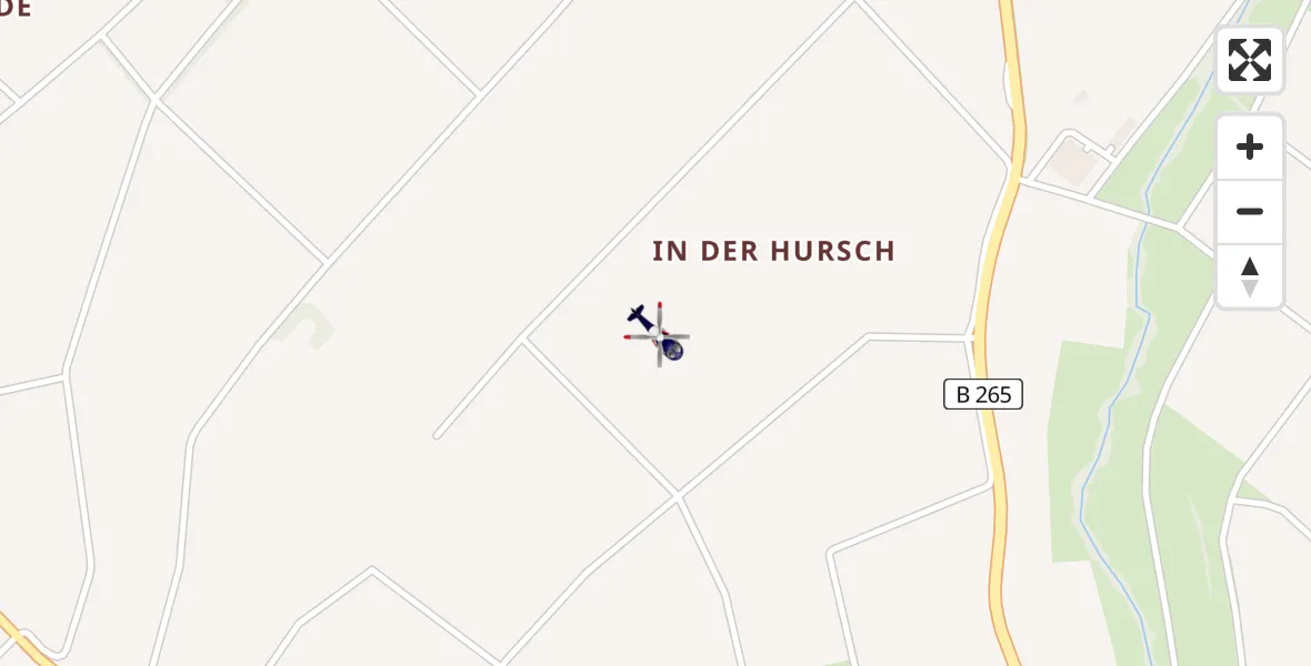 Flugroute Polizeihubschrauber Heimbach - Heimbach, 18 Mai 2026, 08:29