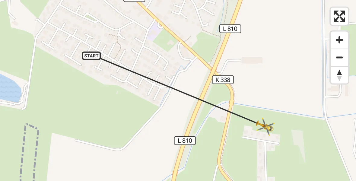 Flugroute Rettungshubschrauber Wilhelmshaven - Wilhelmshaven, 18 Mai 2026, 08:30