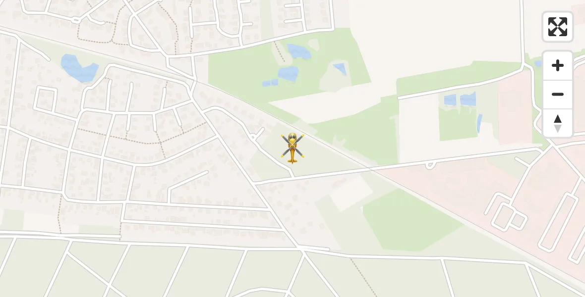 Flugroute Rettungshubschrauber Uelzen - Uelzen, 18 Mai 2026, 08:33