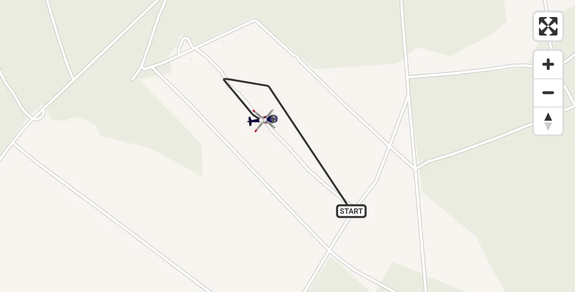 Flugroute Polizeihubschrauber Möckern - Möckern, 18 Mai 2026, 10:53