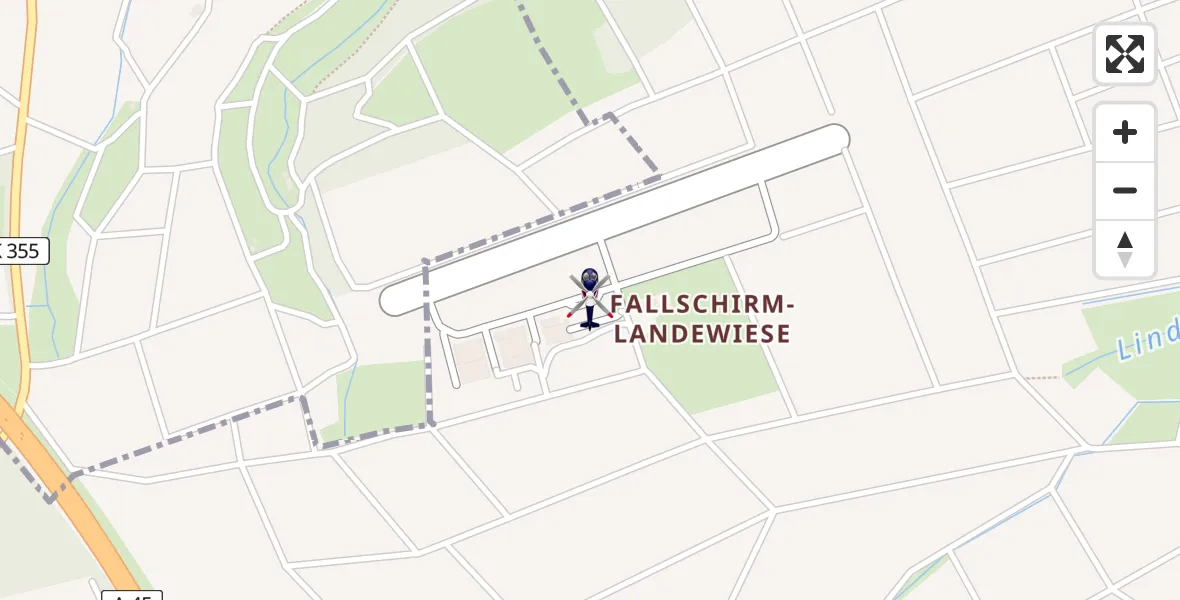 Flugroute Polizeihubschrauber Gießen-Lützellinden Flugplatz - Gießen-Lützellinden Flugplatz, 18 Mai 2026, 13:07